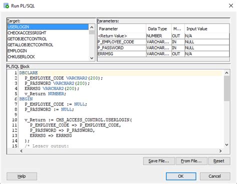 how to run a stored procedure in oracle